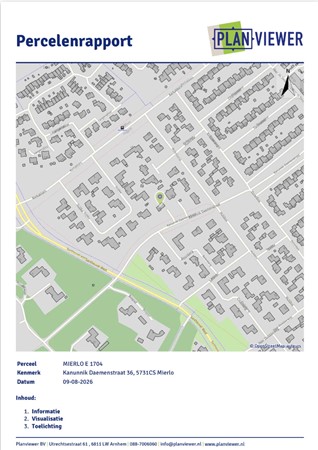 Floorplan - Kanunnik Daemenstraat 36, 5731 CS Mierlo