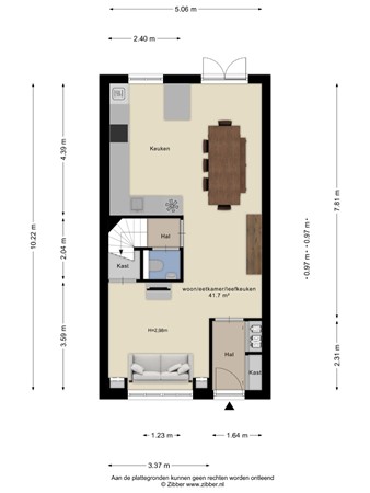 Floorplan - Neerwal 136, 5708 ZA Helmond