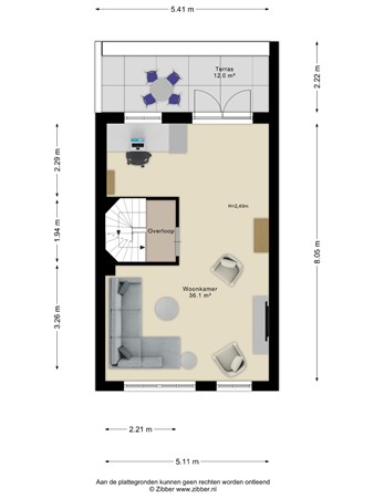 Floorplan - Neerwal 136, 5708 ZA Helmond