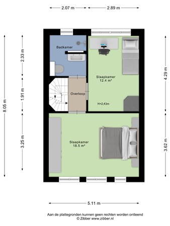 Floorplan - Neerwal 136, 5708 ZA Helmond