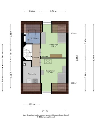 Floorplan - Neerwal 136, 5708 ZA Helmond