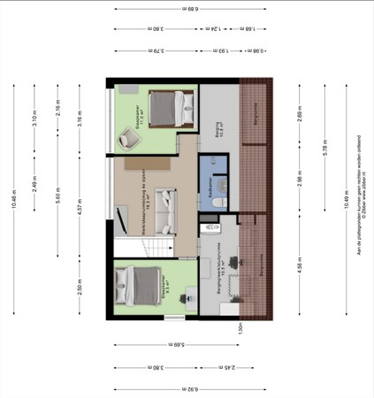 Floorplan - Wersakker 26, 5731 KC Mierlo
