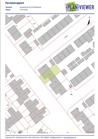 Floorplan - Schoolstraat 38, 5731 AS Mierlo