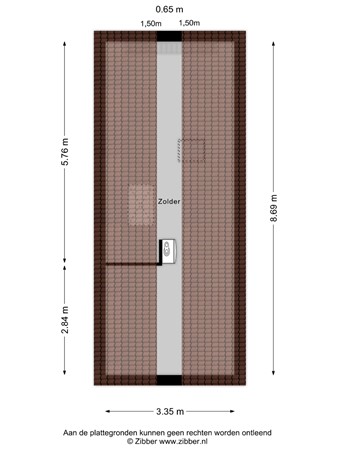 Floorplan - Meester van Busselstraat 6, 5731 NC Mierlo