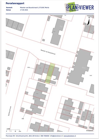 Floorplan - Meester van Busselstraat 6, 5731 NC Mierlo