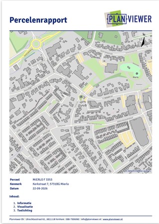 Floorplan - Kerkstraat 7, 5731 BG Mierlo