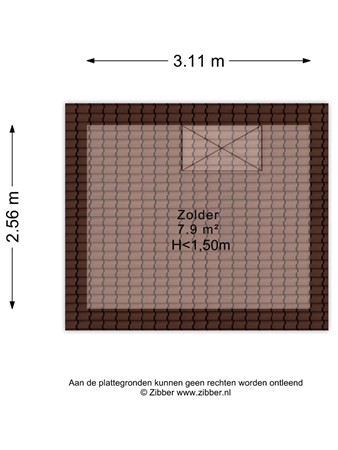 Floorplan - Plataan 42, 5731 NX Mierlo