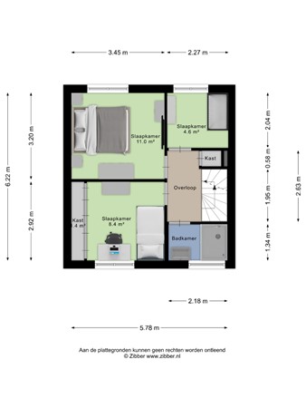 Floorplan - Breitnerlaan 2, 5702 TV Helmond