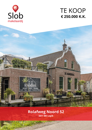 Brochure - Rolafweg Noord 52, 3411 BK LOPIK (1) - Rolafweg Noord 52, 3411 BK Lopik