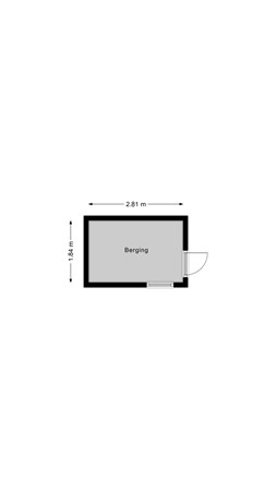 Plattegrond - Oude Singel 36, 3421 EE Oudewater - Berging.jpg