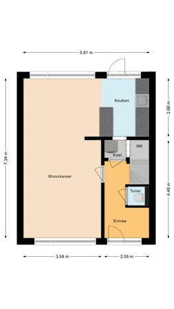 Beatrixlaan 35, 3481 CD Harmelen - Begane grond.jpg