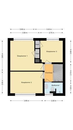 Goudenregenstraat 7, 3442 HE Woerden - Eerste verdieping.jpg