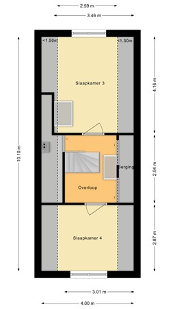 Burgemeester Timmermanslaan 25, 3481 BK Harmelen - Tweede verdieping.jpg