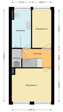 Burgemeester Timmermanslaan 25, 3481 BK Harmelen - Eerste verdieping.jpg
