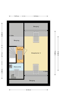 Meerkoet 51, 3481 TB Harmelen - Tweede verdieping.jpg