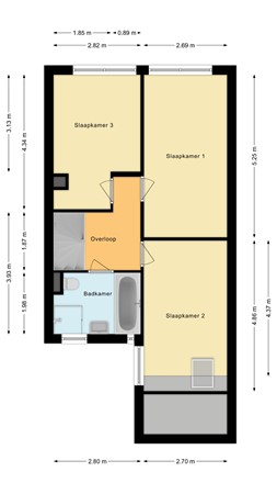 Korenmolen 7, 3481 AT Harmelen - Eerste verdieping.jpg