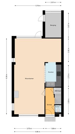 Esdoornlaan 13, 3481 BH Harmelen - Begane grond.jpg
