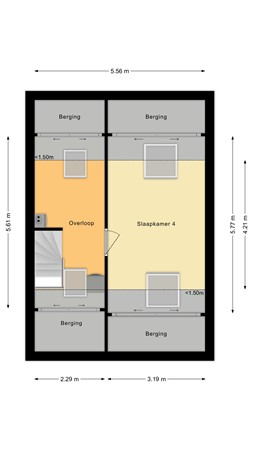 Korenmolen 70, 3481 AW Harmelen - Tweede verdieping.jpg