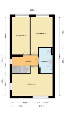Pyreneeënstraat 15, 3446 DD Woerden - Eerste verdieping.jpg