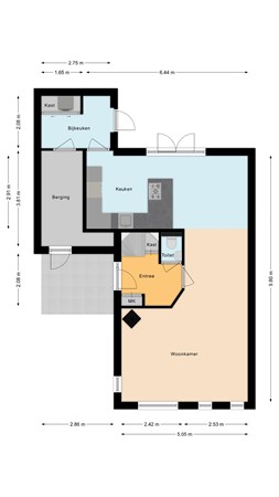 Th Elsenstraat 18, 3417 WZ Montfoort - Begane grond.jpg