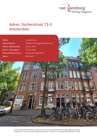 Brochure preview - Meetrapport - Zocherstraat 73-3 Amsterdam.pdf