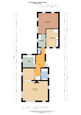 Floorplan - Van Ewijcksvaart 11, 1761 JS Anna Paulowna