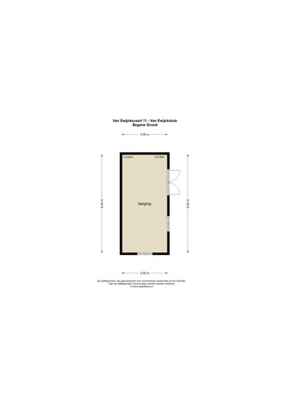 Floorplan - Van Ewijcksvaart 11, 1761 JS Anna Paulowna