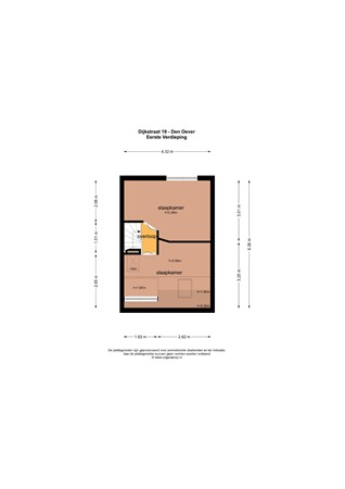 Floorplan - Dijkstraat 19, 1779 CJ Den Oever