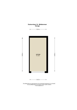 Floorplan - Esdoornlaan 14, 1775 EN Middenmeer