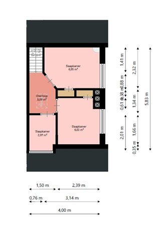 Floorplan - Slingerweg 53, 1777 AG Hippolytushoef