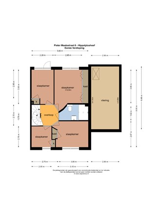 Floorplan - Pieter Maatsstraat 6, 1777 AP Hippolytushoef