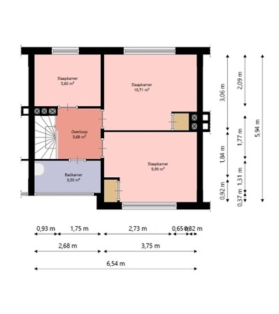 Floorplan - Waddenstraat 17, 1779 XA Den Oever