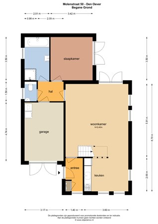 Floorplan - Molenstraat 50, 1779 XH Den Oever