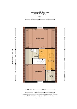 Floorplan - Molenstraat 50, 1779 XH Den Oever