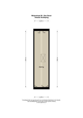 Floorplan - Molenstraat 50, 1779 XH Den Oever