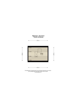 Floorplan - Dijkstraat 7, 1779 CJ Den Oever