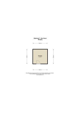 Floorplan - Dijkstraat 7, 1779 CJ Den Oever