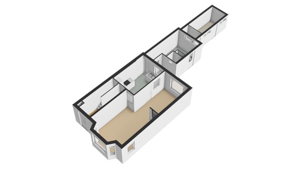 Floorplan - Zwinstraat 62, 1779 BH Den Oever