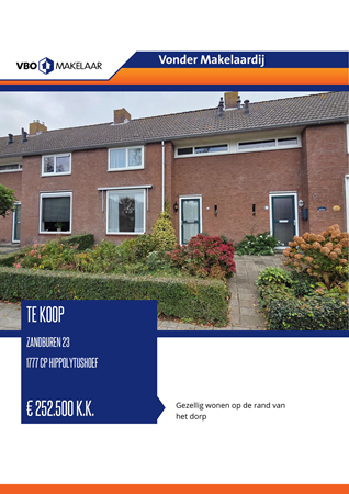 Brochure preview - Zandburen 23, 1777 CP HIPPOLYTUSHOEF (1)