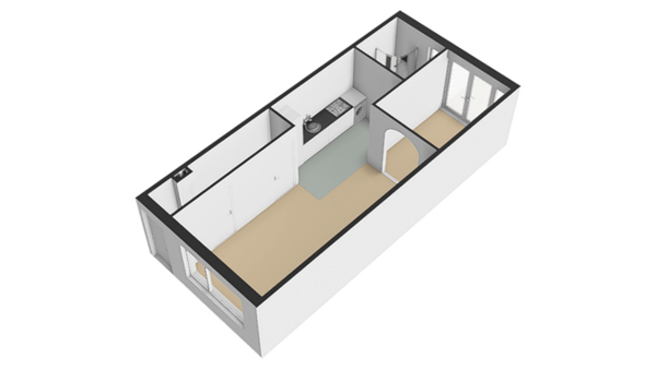 Floorplan - Dijkstraat 20, 1779 CK Den Oever