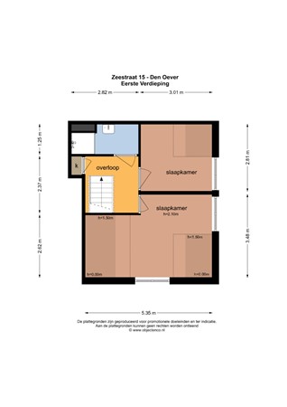 Floorplan - Zeestraat 15, 1779 AK Den Oever