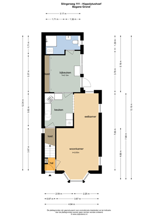 Floorplan - Slingerweg 111, 1777 AH Hippolytushoef