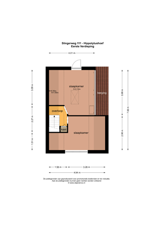 Floorplan - Slingerweg 111, 1777 AH Hippolytushoef