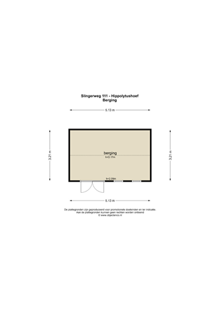 Floorplan - Slingerweg 111, 1777 AH Hippolytushoef