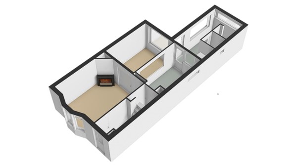 Floorplan - Hofstraat 15, 1779 CA Den Oever
