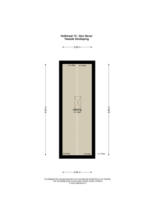 Floorplan - Hofstraat 15, 1779 CA Den Oever