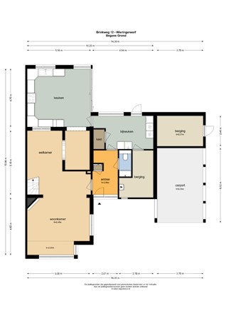 Floorplan - Brinkweg 12, 1771 CN Wieringerwerf