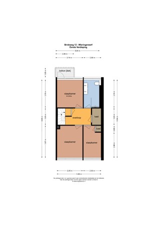 Floorplan - Brinkweg 12, 1771 CN Wieringerwerf