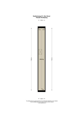 Floorplan - Gasthuisweg 33, 1779 AH Den Oever