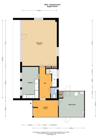 Floorplan - Elft 8, 1777 AD Hippolytushoef